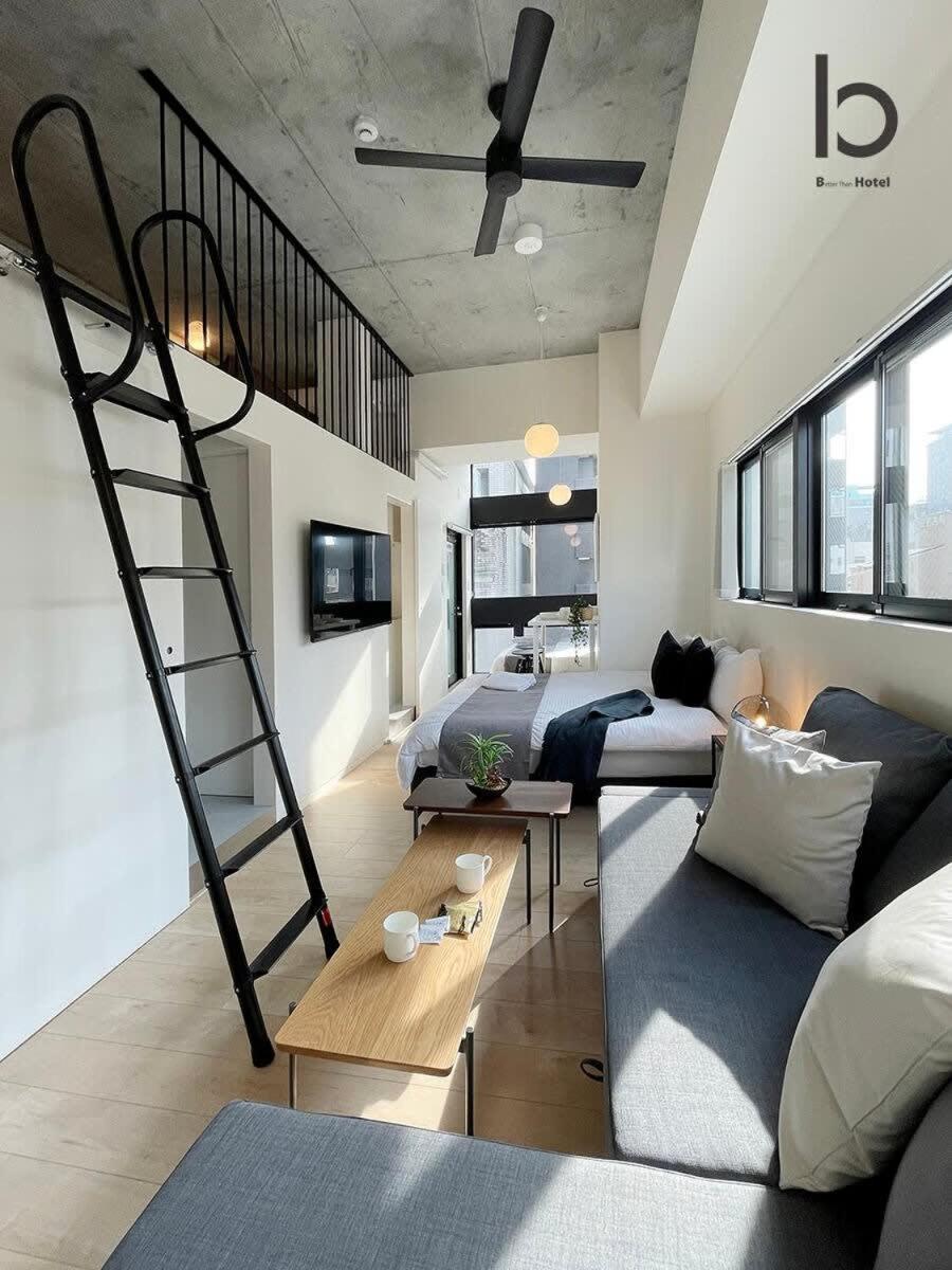 Bhotel Nekoyard - Bright Loft Studio 5 Min Walk To Peace Park & City Center Hiroshima Buitenkant foto